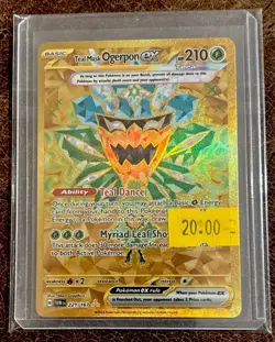 Teal Mask Ogerpon Ex 221/167 Pokemon TCG Twilight Masquerade Hyper Rare NM - Image 1