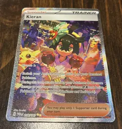 Pokemon Twilight Masquerade Kieran 218/167 SIR Special Illustration Rare NM - Image 1