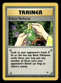 Erika's Perfume 110/132 Uncommon Gym Heroes WOTC Pokemon MP - Image 1