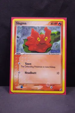 Slugma 73/115 Pokemon TCG Unseen Forces Holo Common Stamped - Image 1