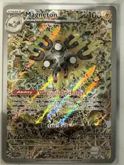 Pokemon TCG Magneton 159 SVP Promo Full Art Holo - Pokemon Center - Image 1