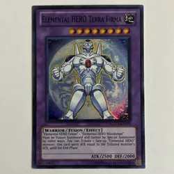 LCGX-EN075 Elemental HERO Terra Firma - Super Rare Unlimited Near Mint YuGiOh! - Image 1