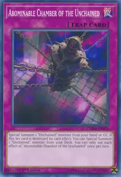 Yugioh! MP Abominable Chamber of the Unchained - CHIM-EN070 - Common - 1st Editi - Image 1