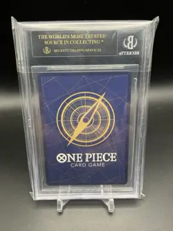 One Piece TCG Monkey D. Luffy OP02-041 Paramount War English BGS 10 Black Label - Image 2
