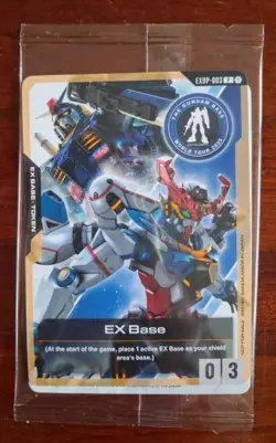 Gundam Card Game EX Base World Tour 2025 GQuuuuuux Promo, English, Ships from US - Image 1