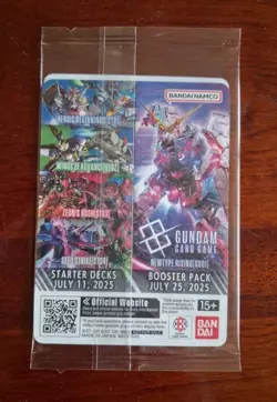 Gundam Card Game EX Base World Tour 2025 GQuuuuuux Promo, English, Ships from US - Image 2