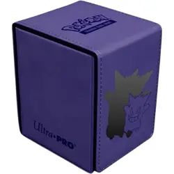 Pokemon TCG Card Game Elite Gengar Premium Alcove Flip Protector Deck Box - Image 1