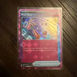 Max Rod 116/131 Ace Spec Prismatic Evolutions Pokemon Card - Image 1