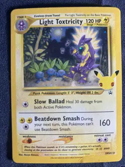 Light Toxtricity SWSH137 SWSH: Sword & Shield Promo Cards Holo - Image 1