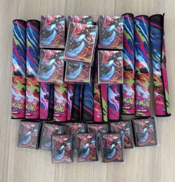Mega Charizard X Playmat, Deck box and Card Sleeves (LOT) - Image 1
