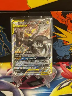 Pokemon Pikachu & Zekrom GX SM168 Promo Card Near Mint NM Condition - Image 1