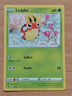 Pokemon Trading Card Game TCG Ledyba McDonald's Promos 2022 1/15 Regular 2022 - Image 1
