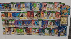 Lot of 70 Medabots Trading Cards, Official Rulebook, List with Images, Game Pcs - Image 1