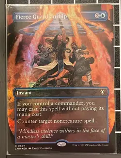 Fierce Guardianship Borderless Foil - Mythic - Commander Masters MTG - Image 1