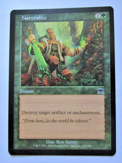 MTG Naturalize Onslaught Light Play!! - Image 1