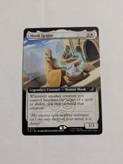 MTG Monk Gyatso (Extended Art) (81) | NM | Avatar: Eternal-Legal {TLE} - Image 1