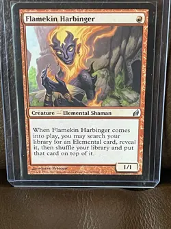 Flamekin Harbinger - NM Lorwyn MTG Magic The Gathering - Image 1