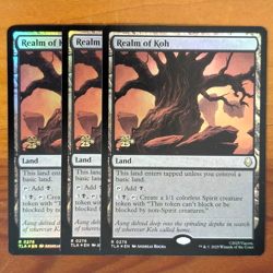 3x Realm of Koh - Prerelease Foil Promo - Avatar TLA MTG - Image 1