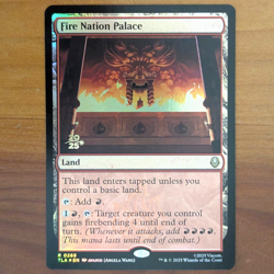 Fire Nation Palace - Prerelease Foil Promo - Avatar TLA MTG - Image 1
