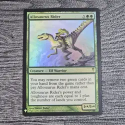 Allosaurus Rider 101 CSP MTG Coldsnap Elf Warrior Neobrand Magic The Gathering - Image 1
