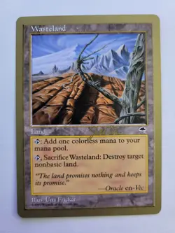 MTG 1x - August 1999 World Championship Deck - Tokyo - Wasteland #2 - Image 1