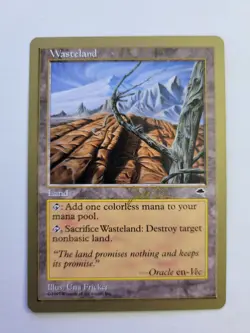 MTG 1x - August 1999 World Championship Deck - Tokyo - Wasteland #4 - Image 1