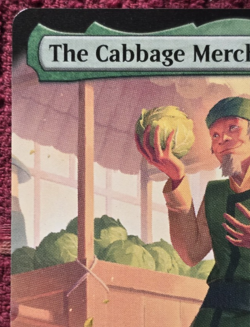 THE CABBAGE MERCHANT [Extended Art] - Rare - TLE Avatar Eternal MTG #0203 MINT - Image 2