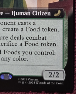 THE CABBAGE MERCHANT [Extended Art] - Rare - TLE Avatar Eternal MTG #0203 MINT - Image 4