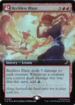 Reckless Blaze (Extended Art) R Avatar: The Last Airbender: Eternal-Legal 197 NM - Image 1