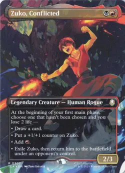 Zuko, Conflicted (Borderless) R Avatar: The Last Airbender 302 NM - Image 1