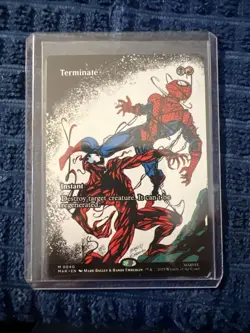 Magic The Gathering Spider-Man Terminate Borderless Non-Foil Mythic NM - Image 1