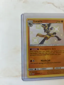 Pokemon TCG Lucario Hidden Fates SV22/SV94 Holo Shiny Holo Rare Near Mint - Image 5