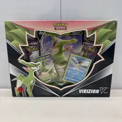 Pokemon TCG Virizion v Collection Box New Sealed Fusion Strike Lost Origin - Image 1