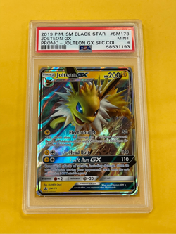2019 Pokemon Sun Moon Jolteon GX BSP Promo #SM173 PSA 9 - Image 1