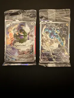 Pokemon Center Stamped Thundurus And Tornadus SV Sealed Promo 209 & 210 - Image 1