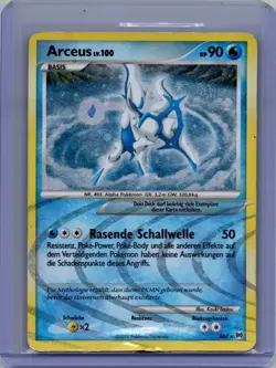 Arceus LV. 100 Pokemon Karte Deutsch AR4 - Image 1