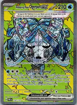 Pokemon TCG Wellspring Mask Ogerpon ex Special Illustration Rare 152/131 SIR NM - Image 1