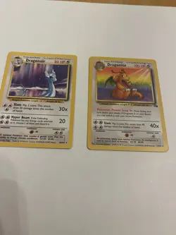 Dragonite & Dragonair Evolution Lot - Fossil & Base Pokemon - Image 1