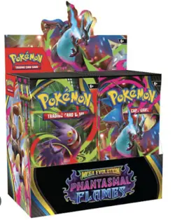 Pokemon TCG Mega Evolution Phantasmal Flames Sealed 36 Pack Booster Box - Image 1