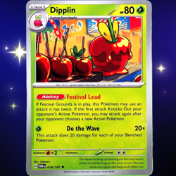Dipplin - Uncommon - Pokemon TCG Scarlet & Violet Twilight Masquerade #018/167 - Image 1