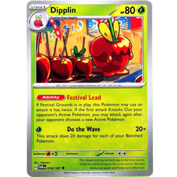Dipplin - Uncommon - Pokemon TCG Scarlet & Violet Twilight Masquerade #018/167 - Image 2