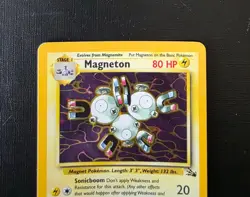 Pokemon Magneton 11/62 Fossil Holo Rare 1999 Vintage WOTC - Image 3