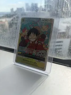 Monkey D. Luffy OP07-109 SR NM Condition English One Piece TCG - Image 1