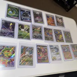 Phantasmal Flames SAR AR Full Art Trainer Pokemon TCG Bundle Joblot 17 cards NM - Image 1
