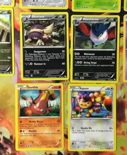 Dragons Exalted MP 2012 Black and White Vintage Pokemon Card Lot - Image 4