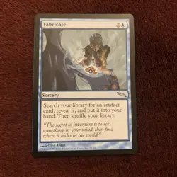 Fabricate Mirrodin Card Regular NM Condition Unplayed Magic The Gathering MTG - Image 1