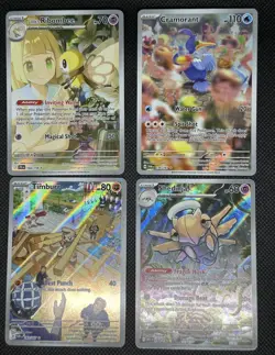 Pokemon TCG Illustration Rare Cards Lot Of 4 - Image 1