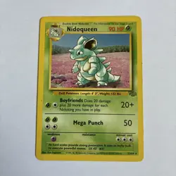 POKEMON JUNGLE NIDOQUEEN 23/64 NON HOLO RARE WOTC (1999) TCG VINTAGE CARD - Image 1