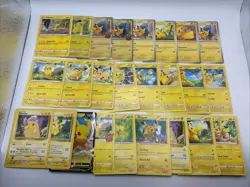 25 Different Pikachu Pokemon TCG Card Lot - Base Set Jungle WOTC Holo + - Image 1