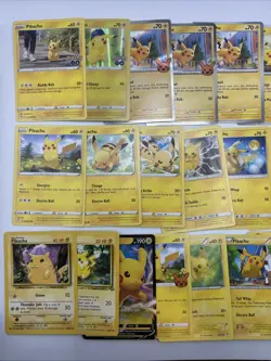 25 Different Pikachu Pokemon TCG Card Lot - Base Set Jungle WOTC Holo + - Image 2